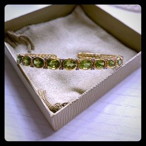 Peridot bracelet